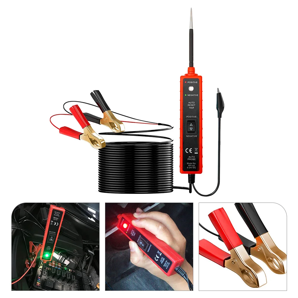 Car Tester Cable Circuit Finder Maintenance Electric Abs Voltage Pen Electrical Tools Relay Probe
Car Tester Cable Circuit Finder Maintenance Electric Abs Voltage Pen Electrical Tools Relay Probe