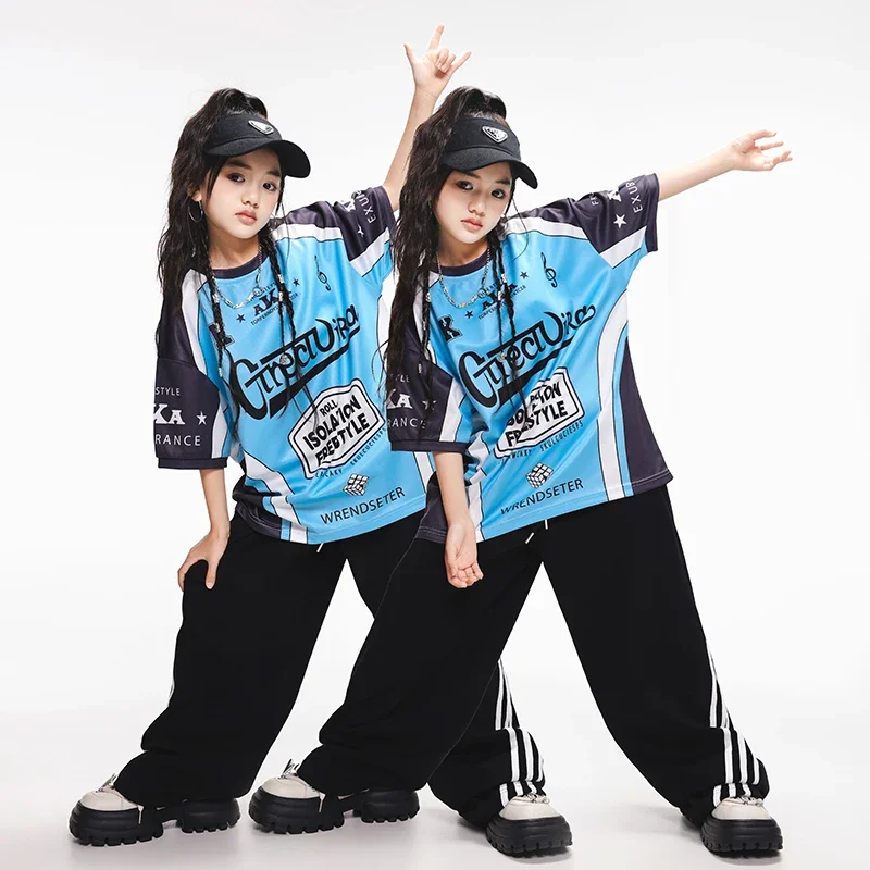 Hip Hop Clothing Girls Boys Cool T-shirt Loose Cargo Pants Kids Streetwear Dance Clothes Sets Children Teenage Jazz Costumes
Hip Hop Clothing Girls Boys Cool T-shirt Loose Cargo Pants Kids Streetwear Dance Clothes Sets Children Teenage Jazz Costumes