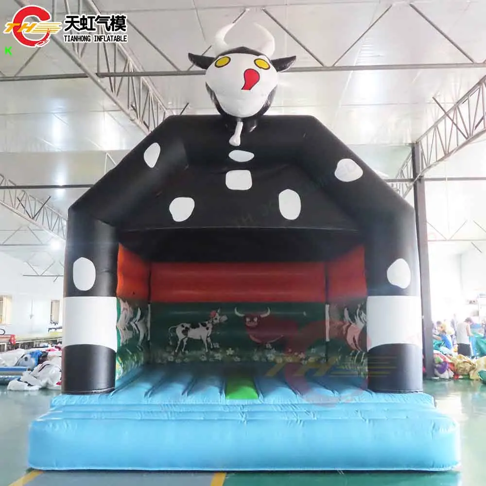 4m/5m Outdoor Milkcow Inflatable Bouncer Commercial Inflatable Castle Bounce House with Blower for Kids Carnival Party
4m/5m Outdoor Milkcow Inflatable Bouncer Commercial Inflatable Castle Bounce House with Blower for Kids Carnival Party