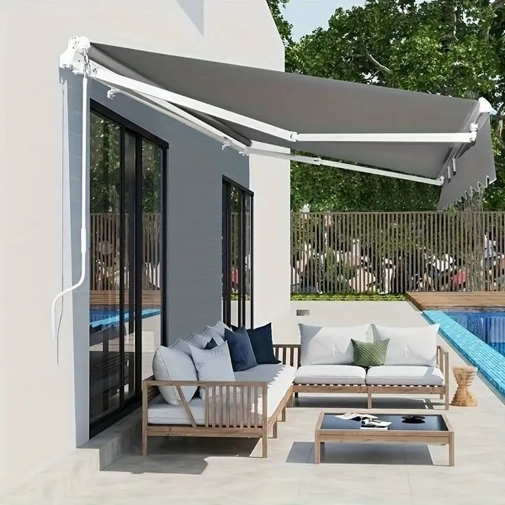 Minimalist Aluminum Frame Design Awning Customized Color and Size Heat-insulation Waterproof Stable Structure Retractable Awning
Minimalist Aluminum Frame Design Awning Customized Color and Size Heat-insulation Waterproof Stable Structure Retractable Awning