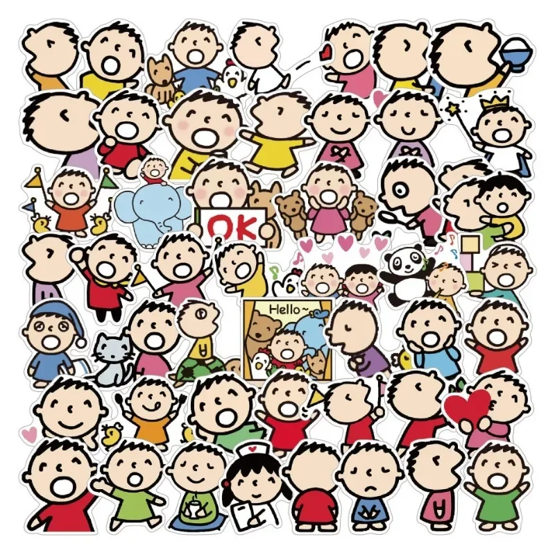 50pcs Minna No Tabo Cartoon Sticker Luggage Water Cup Stationery Mobile Phone Car Scooter Laptop Refrigerator Decoration
50pcs Minna No Tabo Cartoon Sticker Luggage Water Cup Stationery Mobile Phone Car Scooter Laptop Refrigerator Decoration