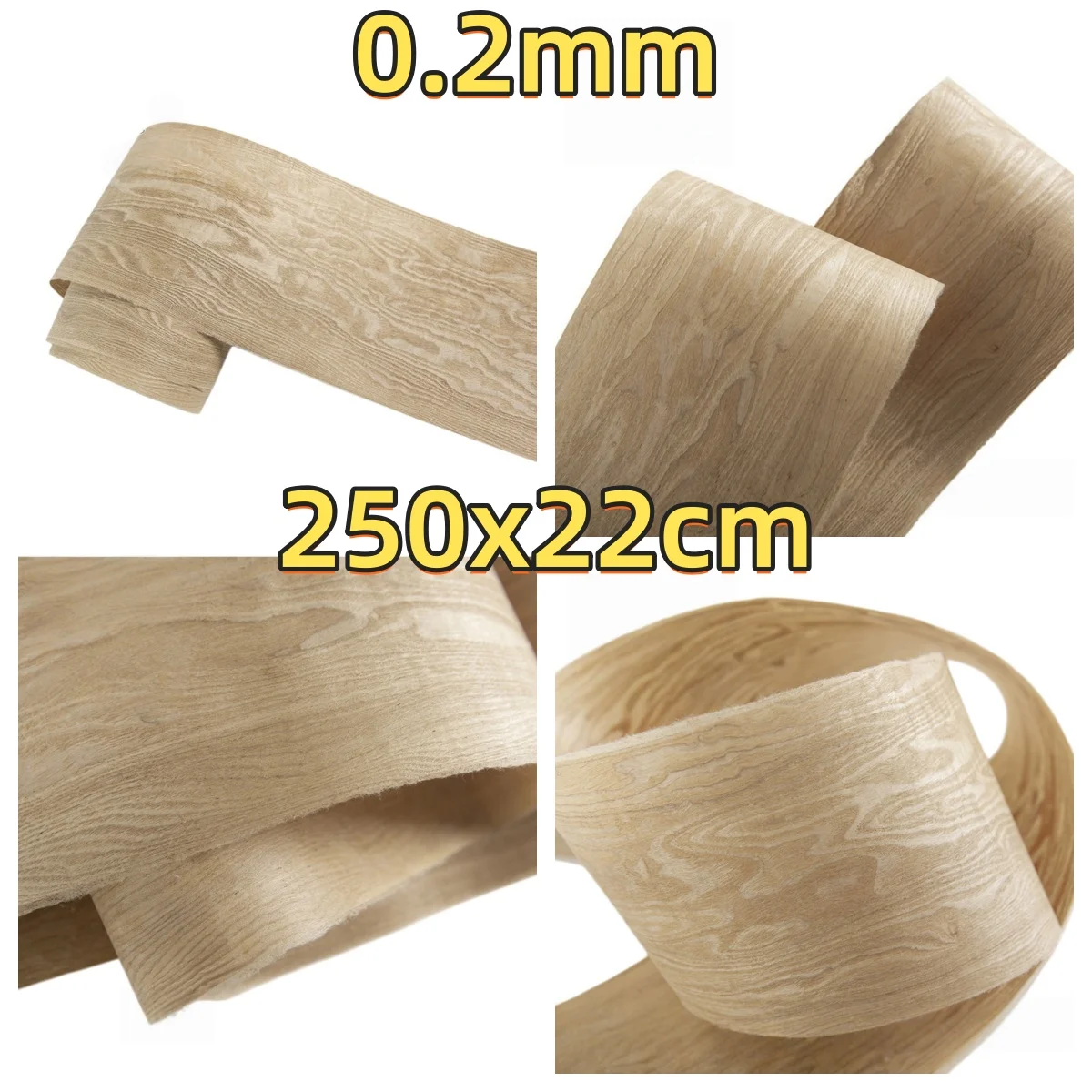 Natural Ash Veneer, 0.2mm Thick, Size 250x22cm, Suitable For Model Making And Gift Box.(Backing Non-woven Fabric)
Natural Ash Veneer, 0.2mm Thick, Size 250x22cm, Suitable For Model Making And Gift Box.(Backing Non-woven Fabric)