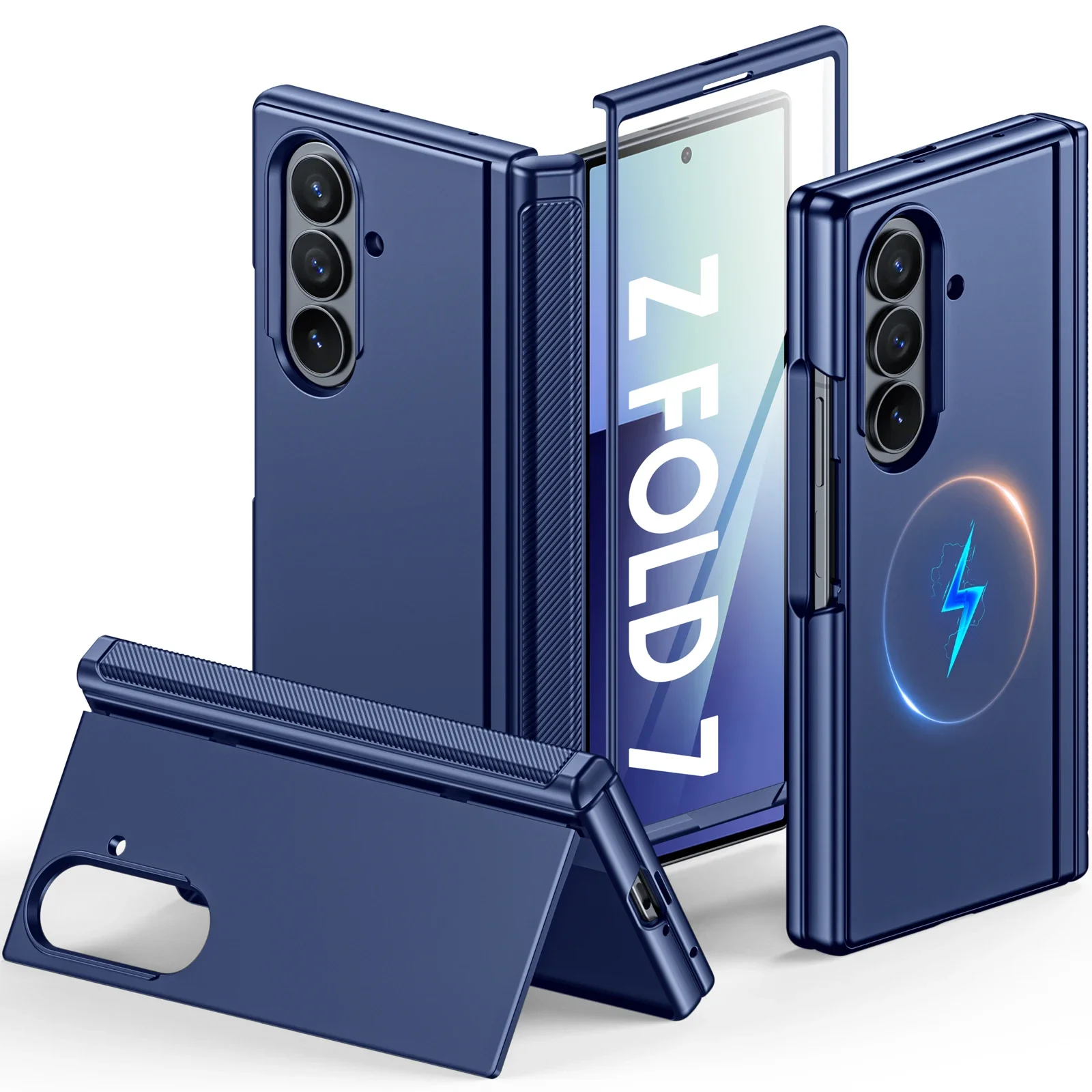 for Samsung Galaxy Fold 7 Phone Case,with Hinge Protection,Magnetic Power,Wireless charging,Screen Protector Shockproof-Blue
for Samsung Galaxy Fold 7 Phone Case,with Hinge Protection,Magnetic Power,Wireless charging,Screen Protector Shockproof-Blue