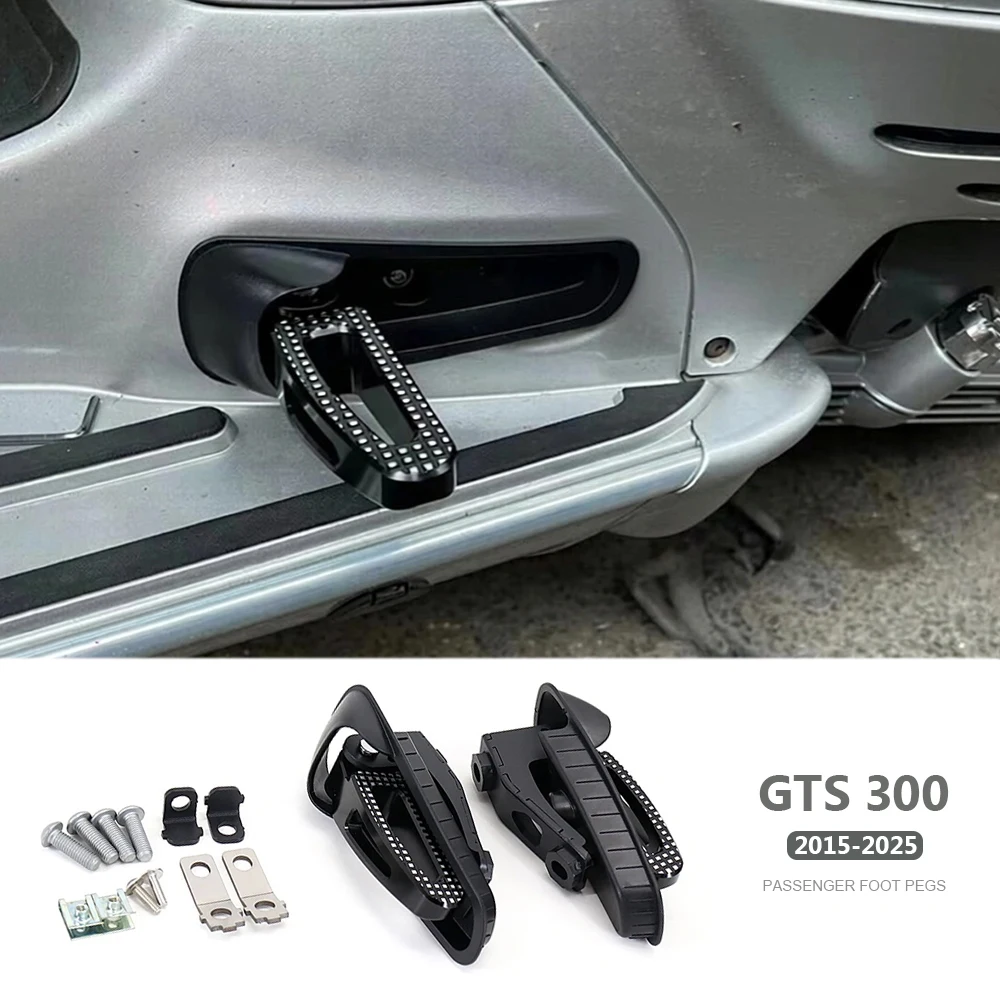 For Vespa GTS300 Motorcycle Passenger Rear Extended Foot Pegs Aluminum Footrests 2015-2025 GTS 300 Super Footpegs Extension
For Vespa GTS300 Motorcycle Passenger Rear Extended Foot Pegs Aluminum Footrests 2015-2025 GTS 300 Super Footpegs Extension