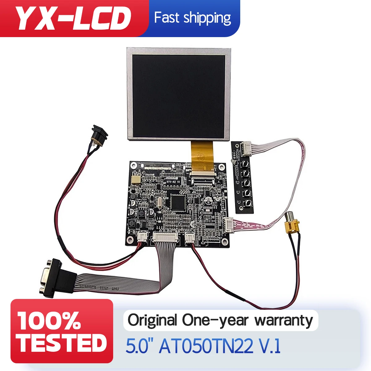 5.7 Inch AT050TN22 V.1 AT050TN22 V1 640x480 TFT LCD display screen panel VGA AV LCD Control Board Monitor Panel
5.7 Inch AT050TN22 V.1 AT050TN22 V1 640x480 TFT LCD display screen panel VGA AV LCD Control Board Monitor Panel