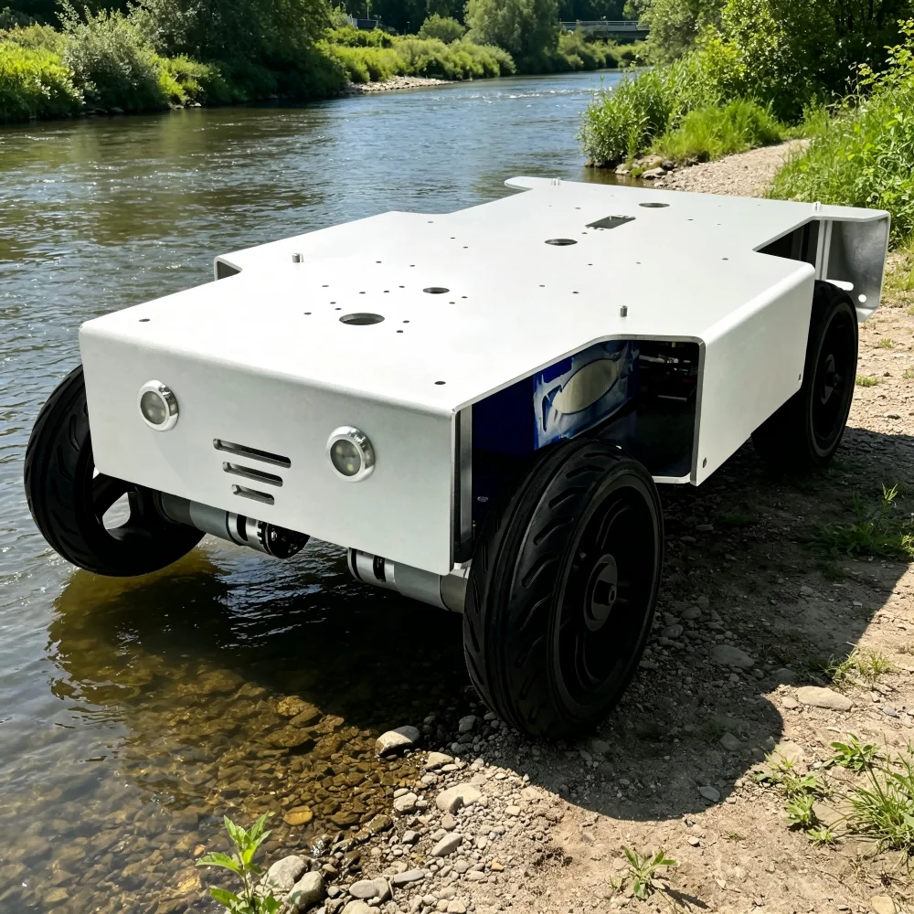 High-spec Four-wheel Drive Wheeled Robot, Heavy-load Trolley, Open-source Development Chassis for Experimental Teaching
High-spec Four-wheel Drive Wheeled Robot, Heavy-load Trolley, Open-source Development Chassis for Experimental Teaching