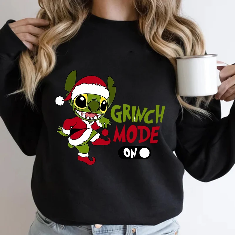 Woman Sweatshirts Hoodies Autumn Party Fashion Long Sleeves Mickey Clothing Trends Ladies Top Christmas Disney Stitch Hoodie
Woman Sweatshirts Hoodies Autumn Party Fashion Long Sleeves Mickey Clothing Trends Ladies Top Christmas Disney Stitch Hoodie