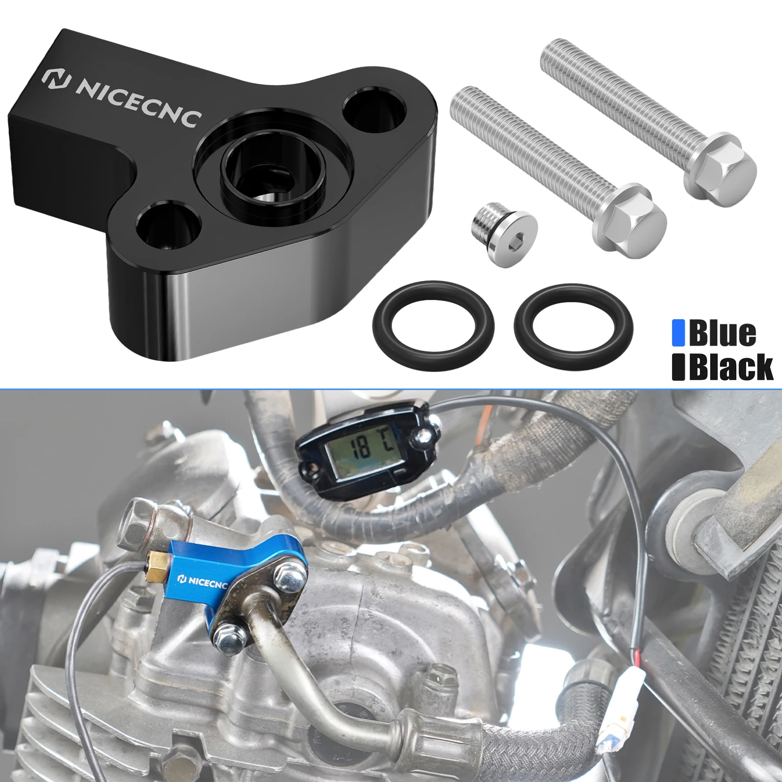 Motorcycle Oil Temperature Sensor Adapter Kit for Suzuki DR650S DR650SE 1996-2024 DR650 S SE Oil Temp Sensor Fitting Connector
Motorcycle Oil Temperature Sensor Adapter Kit for Suzuki DR650S DR650SE 1996-2024 DR650 S SE Oil Temp Sensor Fitting Connector