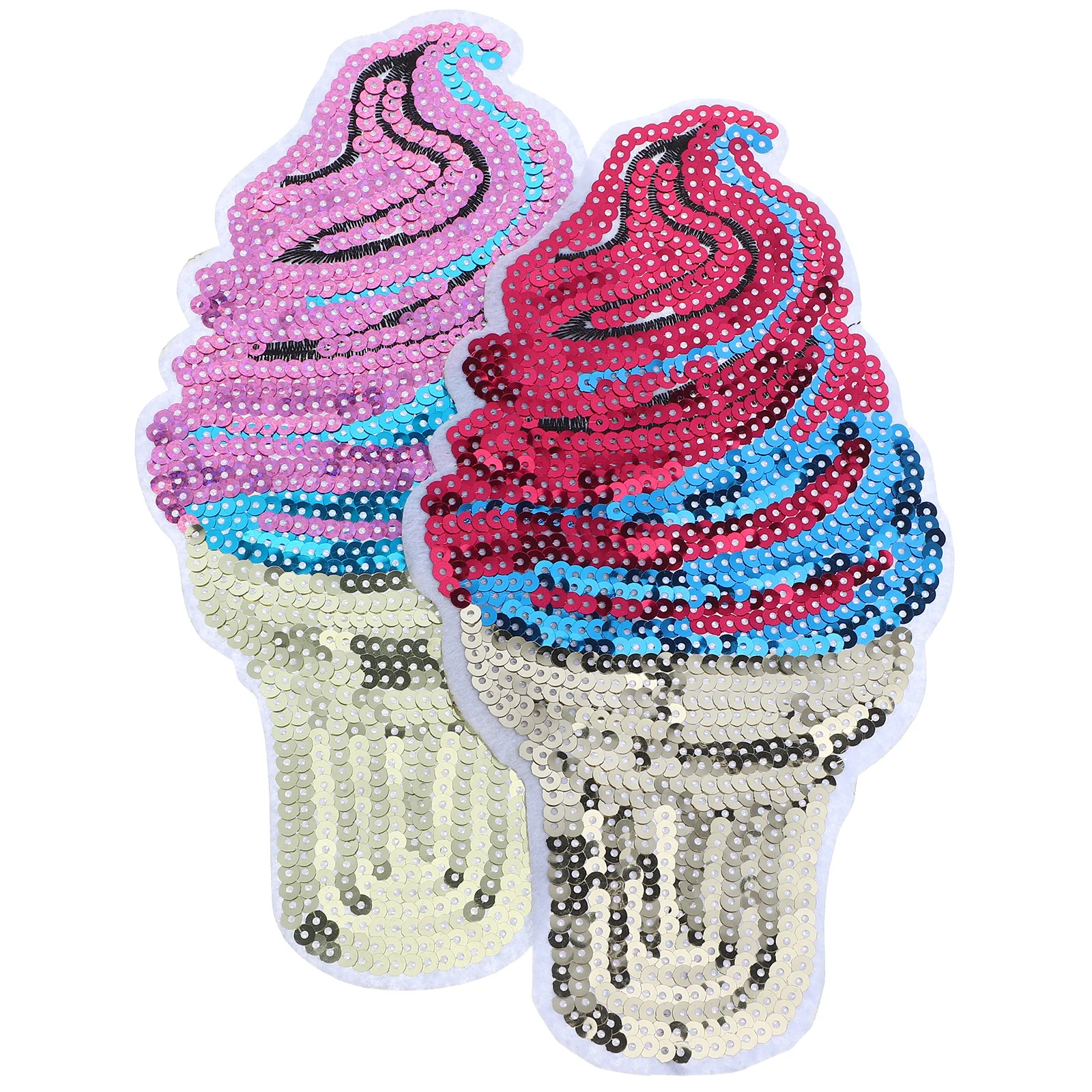 Ice Cream Cone Decal Applique Patches Sewing Sequins DIY Decorative Garment Iron
Ice Cream Cone Decal Applique Patches Sewing Sequins DIY Decorative Garment Iron