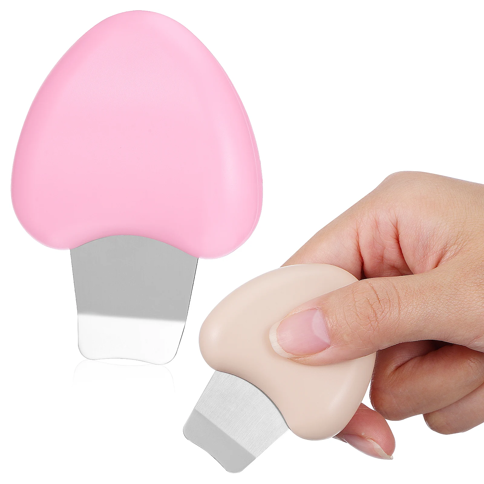 2pcs Skin Cleanser Facial Scrubber Face Cleaning Tool Stainless Steel Skincare Device Cleansing Spatula
2pcs Skin Cleanser Facial Scrubber Face Cleaning Tool Stainless Steel Skincare Device Cleansing Spatula