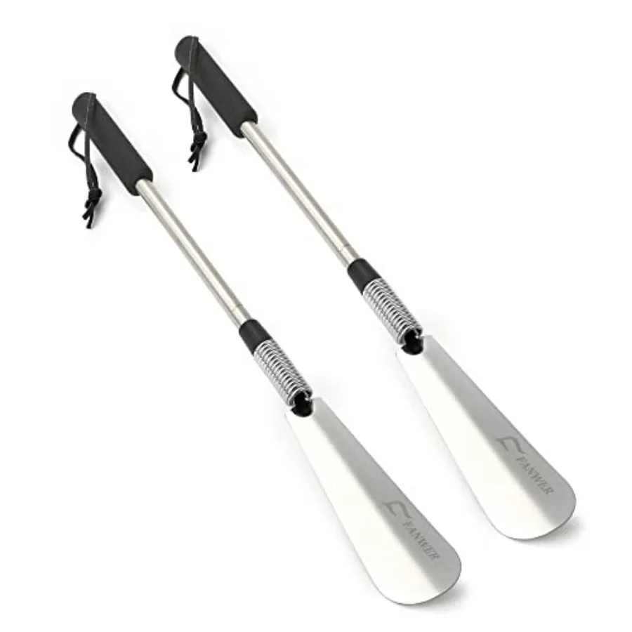 Shoe Horn Long Handle for Seniors, Set of 2, Extendable 16" to 31" Metal Shoehorn, Wear Shoes without Bending, Suitable for Peo
Shoe Horn Long Handle for Seniors, Set of 2, Extendable 16" to 31" Metal Shoehorn, Wear Shoes without Bending, Suitable for Peo