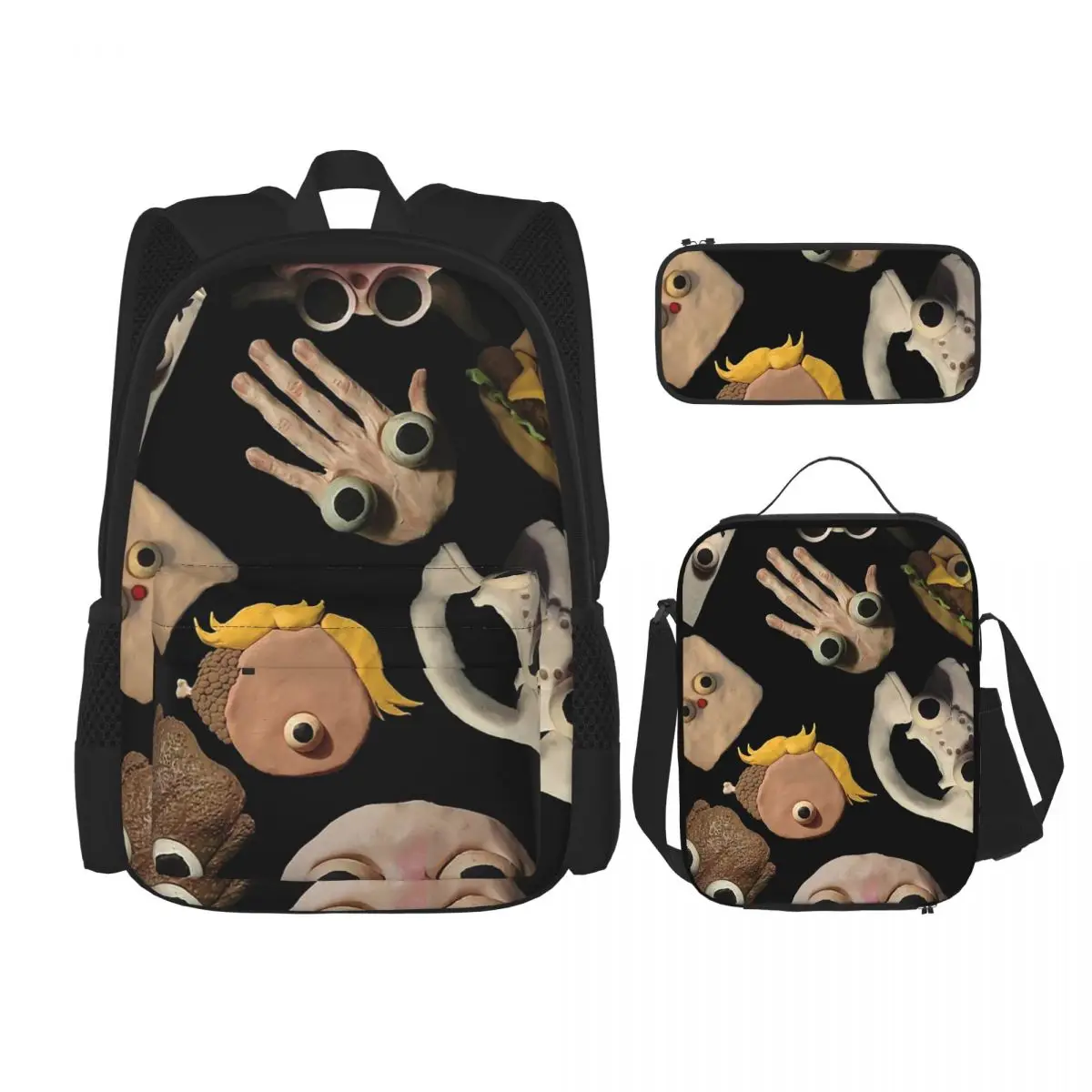 Jack Stauber Mix Backpacks Boys Girls Bookbag Students School Bags Kids Rucksack Lunch Bag Pen Bag Three-Piece Set
Jack Stauber Mix Backpacks Boys Girls Bookbag Students School Bags Kids Rucksack Lunch Bag Pen Bag Three-Piece Set