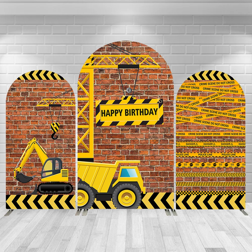 Cartoon Excavator Truck Construction Site Boy Kids Birthday Party Banner Arch Backdrop Cover Custom Arched Wall Panel Background
Cartoon Excavator Truck Construction Site Boy Kids Birthday Party Banner Arch Backdrop Cover Custom Arched Wall Panel Background