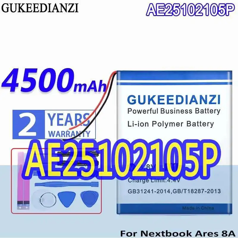 Long Lasting Fast Charging 4500mAh AE25102105P 25100100 2 Wires For Nextbook Ares 8A 4G Lte NX16A8116KPK Tablet Battery
Long Lasting Fast Charging 4500mAh AE25102105P 25100100 2 Wires For Nextbook Ares 8A 4G Lte NX16A8116KPK Tablet Battery