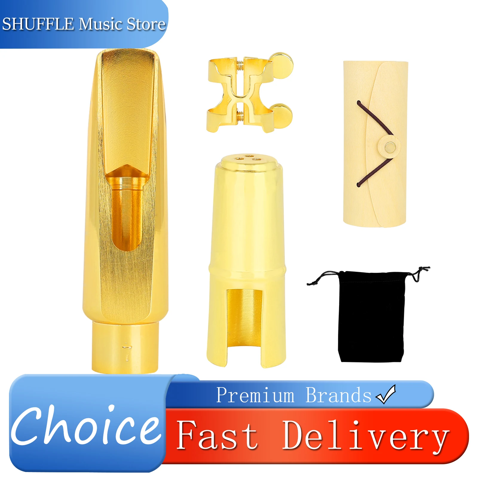 Мундштук для альт-саксофона SLADE 7C, металлические латунные мундштуки для саксофона, запасные части для саксофона, аксессуары для деревянных духовых инструментов
Мундштук для альт-саксофона SLADE 7C, металлические латунные мундштуки для саксофона, запасные части для саксофона, аксессуары для деревянных духовых инструментов