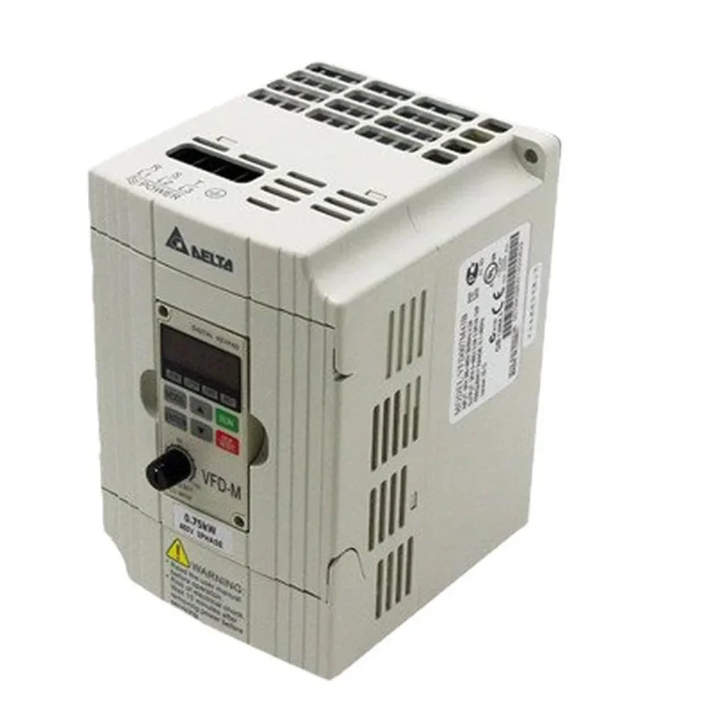 1HP 220V/230V Delta VFD-M , Inverter, AC Motor Drive 0.4KW/0.75KW 400HZ VFD007M21A
1HP 220V/230V Delta VFD-M , Inverter, AC Motor Drive 0.4KW/0.75KW 400HZ VFD007M21A