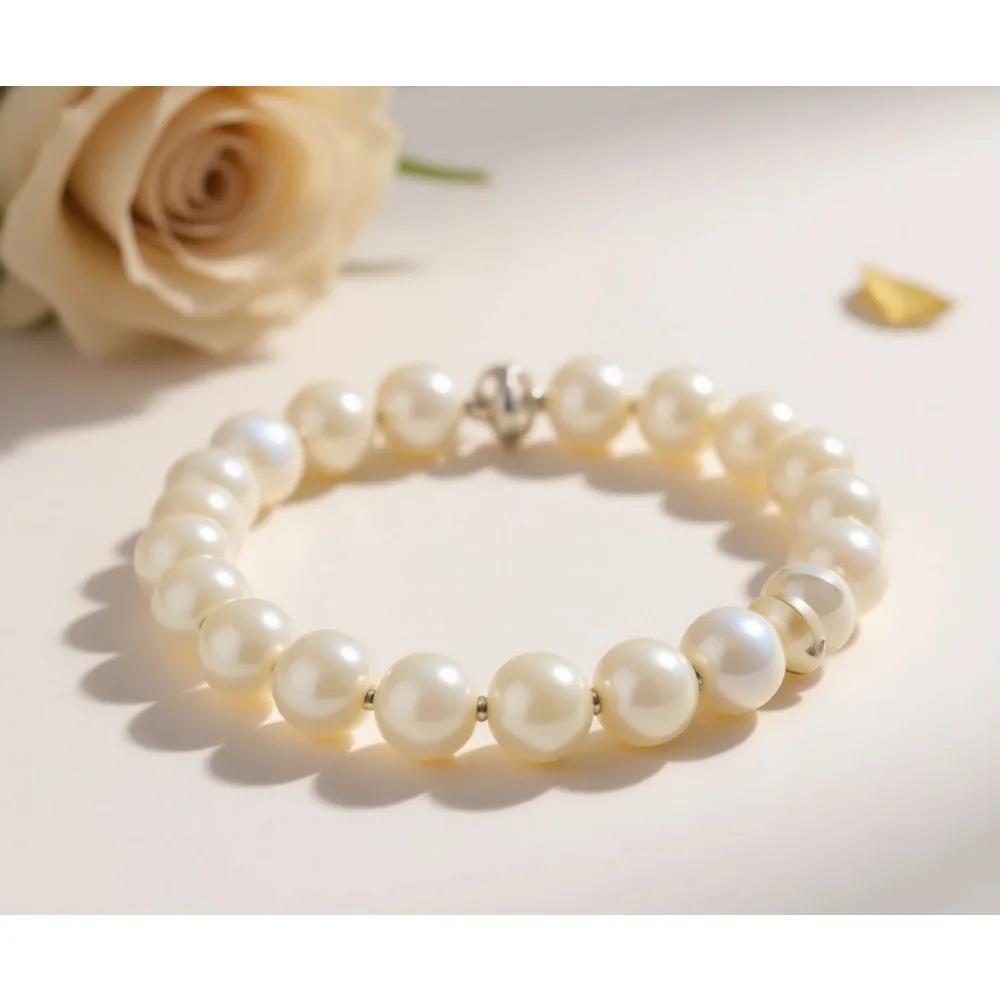 Браслет из перламутра 85 дюймов, белый, ручной работы, переливающийся, широкий, для женщин, с непрерывной застежкой, модный подарок
Браслет из перламутра 85 дюймов, белый, ручной работы, переливающийся, широкий, для женщин, с непрерывной застежкой, модный подарок