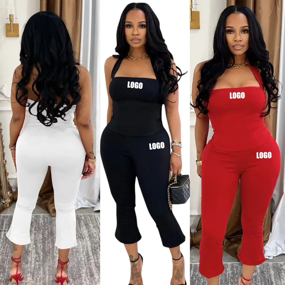 Custom LOGO European and American style 2025 spring and summer new fashion women's clothing backless lace-up neck sling vest set
Custom LOGO European and American style 2025 spring and summer new fashion women's clothing backless lace-up neck sling vest set