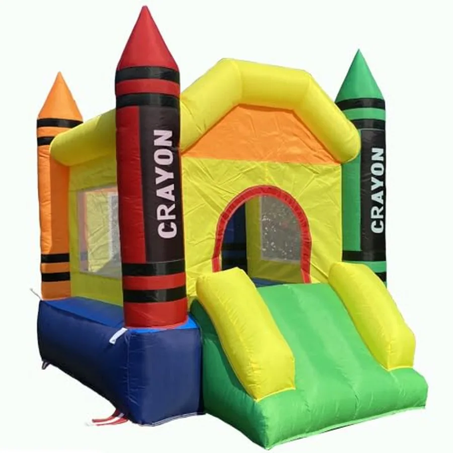 Outdoor and Indoor Mini Inflatable Bounce House with Blower Toddler Castle Bouncy House with Slide air Blower Carrying Bag and
Outdoor and Indoor Mini Inflatable Bounce House with Blower Toddler Castle Bouncy House with Slide air Blower Carrying Bag and