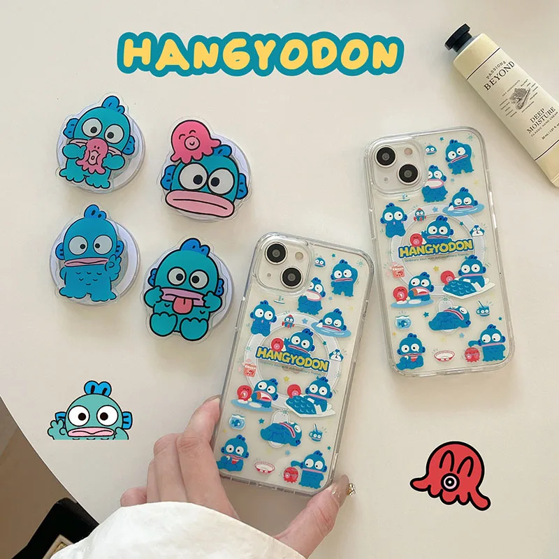 Kawaii Sanrio Hangyodon Magsafe Bracket Anime Desktop Phone Holder Retractable Cute Cartoon Girls Portable Folding Stand
Kawaii Sanrio Hangyodon Magsafe Bracket Anime Desktop Phone Holder Retractable Cute Cartoon Girls Portable Folding Stand