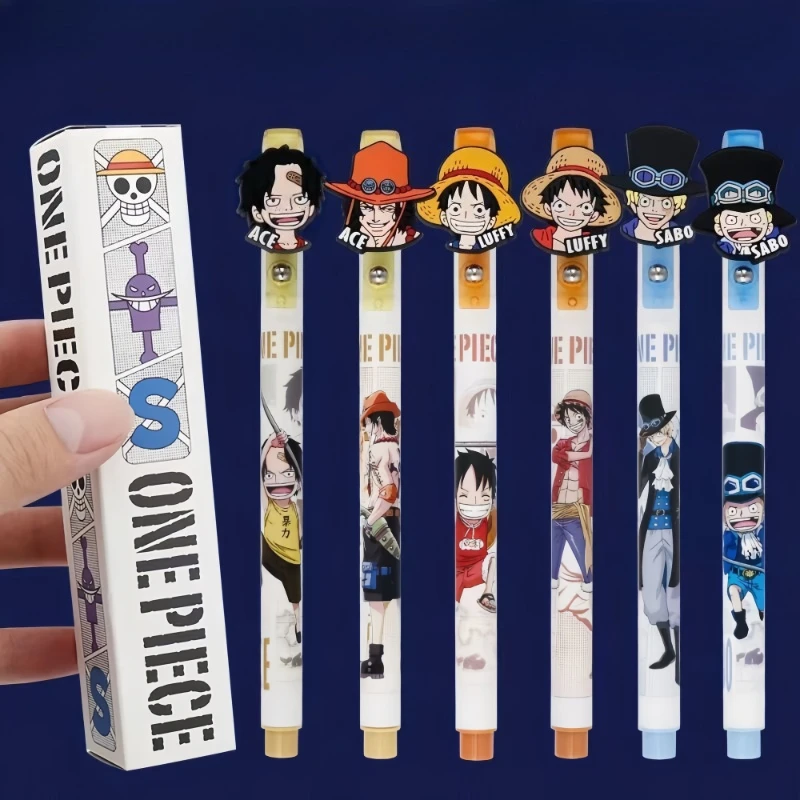 One Piece Anime Cartoon Student Neutral Pen Personalized Stationery 0.5mm Black Bullet Tip Writing Pen Blind Box Toy Wholesale
One Piece Anime Cartoon Student Neutral Pen Personalized Stationery 0.5mm Black Bullet Tip Writing Pen Blind Box Toy Wholesale