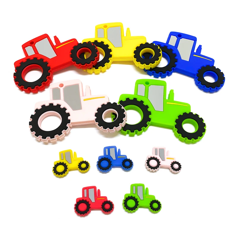 1set Silicone Tractor Baby Teether Rodent Bead Teething Toys Chewable Animal Shape Baby Products Nursing Gift
1set Silicone Tractor Baby Teether Rodent Bead Teething Toys Chewable Animal Shape Baby Products Nursing Gift