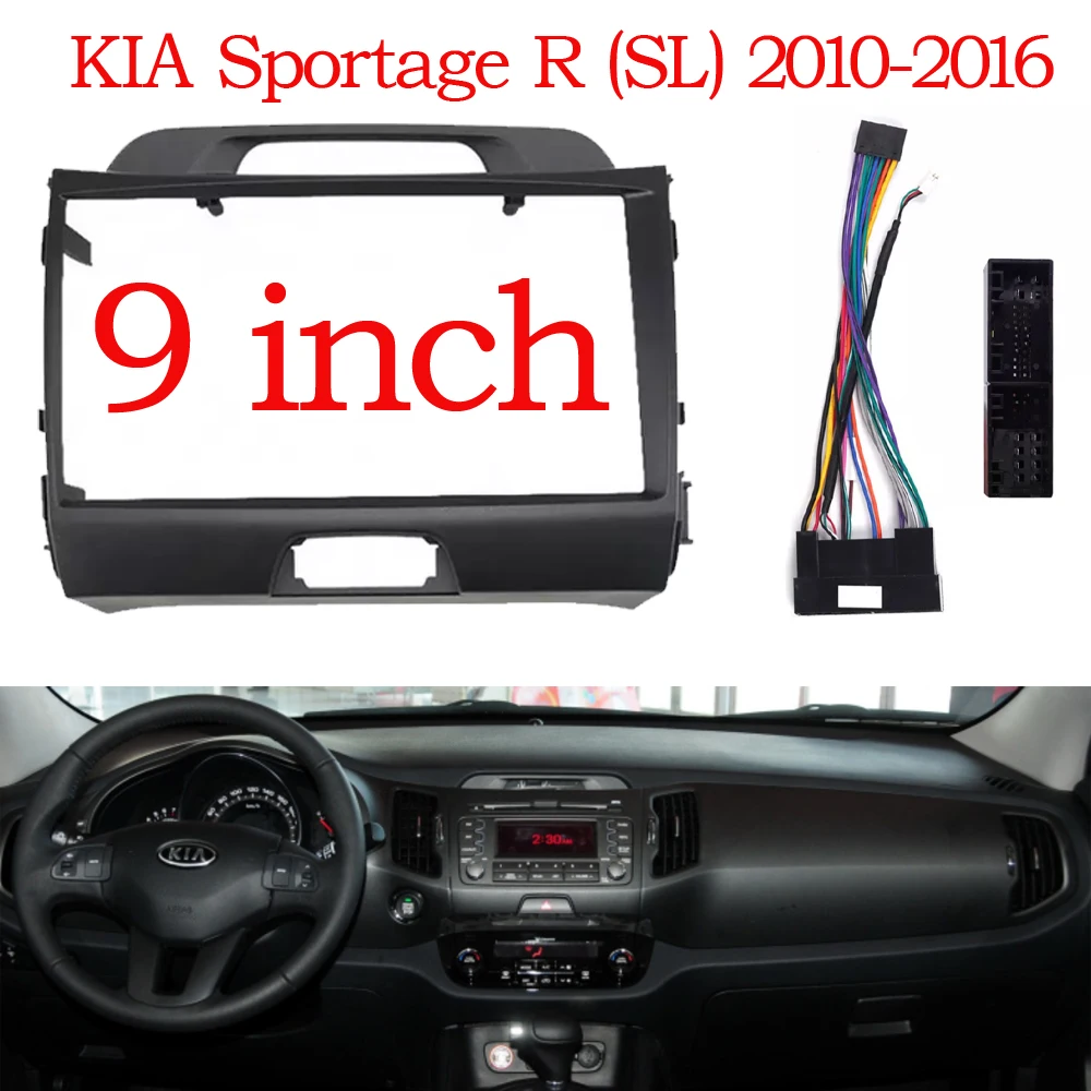 2 Din Car Radio Plastic Fascias Panel Dashboard Frame Installation GPS Android Multimedia Playe cables For2010KIA SPORTAGE 9INCH
2 Din Car Radio Plastic Fascias Panel Dashboard Frame Installation GPS Android Multimedia Playe cables For2010KIA SPORTAGE 9INCH