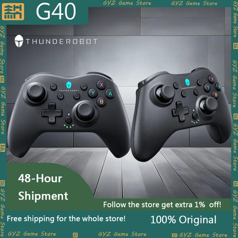 Thunderobot G40 геймпад Buletooth проводной с двойным мотором, вибрирующий игровой контроллер для NS, Windows, ПК, игровой контроллер, джойстик
Thunderobot G40 геймпад Buletooth проводной с двойным мотором, вибрирующий игровой контроллер для NS, Windows, ПК, игровой контроллер, джойстик