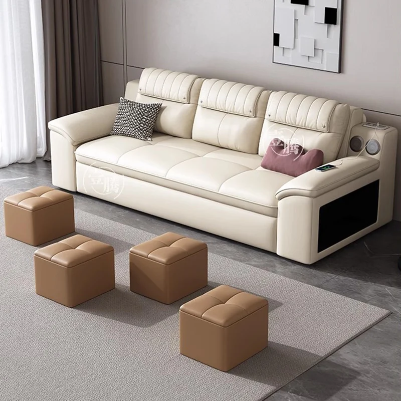 Nordic Cream Style Electric Sofa Bed Modern Simple Designer Luxury Sofa Comfort Lounge Living Room Furniture Divano Letto FYES
Nordic Cream Style Electric Sofa Bed Modern Simple Designer Luxury Sofa Comfort Lounge Living Room Furniture Divano Letto FYES