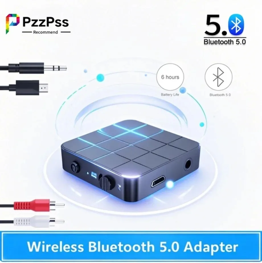 PzzPss Bluetooth 5.0 Audio Receiver Transmitter KN321 AUX RCA 3.5MM 3.5 Jack USB Music Stereo Wireless Adapters Dongle
PzzPss Bluetooth 5.0 Audio Receiver Transmitter KN321 AUX RCA 3.5MM 3.5 Jack USB Music Stereo Wireless Adapters Dongle