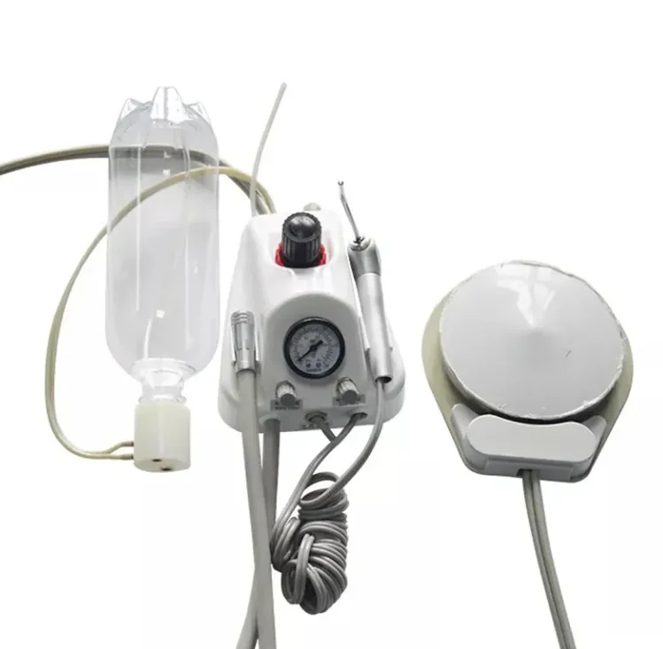 Portable Dental Turbine Unit with 2 &4 Holes High & Low Speed Turbine Handpiece Kit for Professional Use
Portable Dental Turbine Unit with 2 &4 Holes High & Low Speed Turbine Handpiece Kit for Professional Use