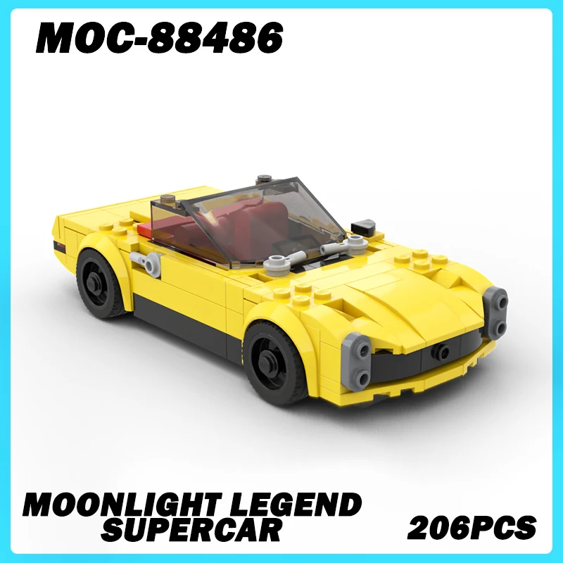 MOC-88486 Car Series Moonlight Legend Supercar Building Block Model Advanced Design, DIY Puzzle, Compatible With Brands 206PCS
MOC-88486 Car Series Moonlight Legend Supercar Building Block Model Advanced Design, DIY Puzzle, Compatible With Brands 206PCS