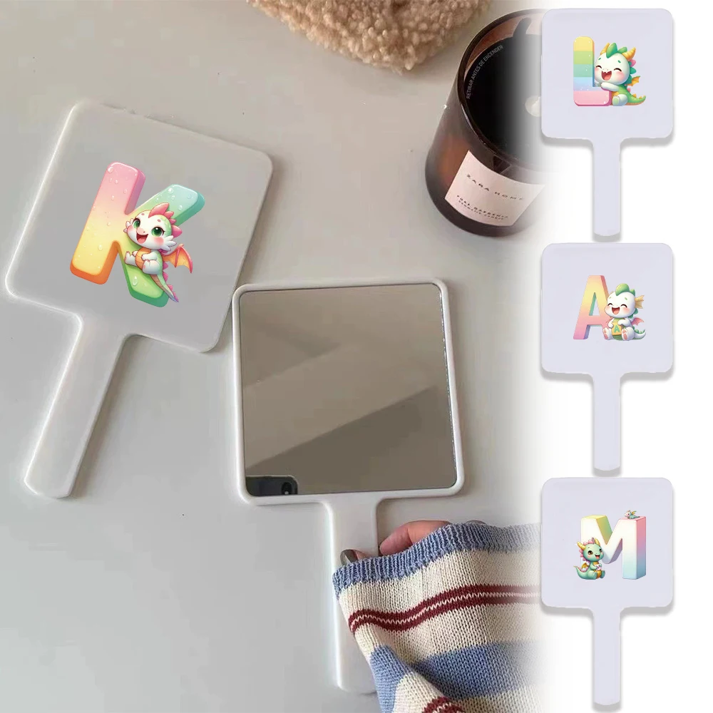 Portable Makeup Mirror with Handle Lightweight Beauty Tools Suitable for Women Cartoon Animal Initial Name 26 Letters Pattern
Portable Makeup Mirror with Handle Lightweight Beauty Tools Suitable for Women Cartoon Animal Initial Name 26 Letters Pattern