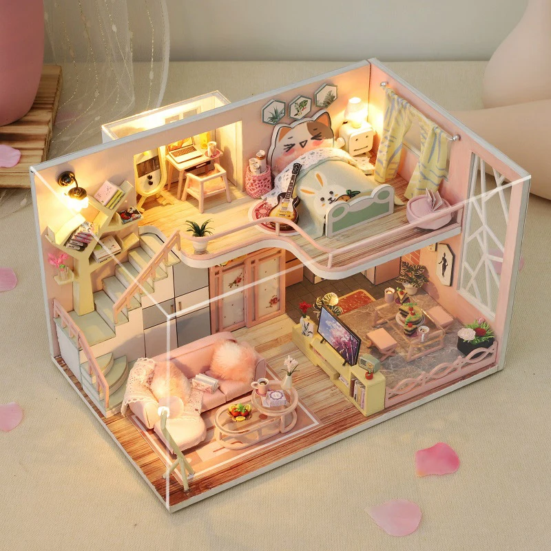 2026 NEW DIY Wooden Dollhouse Kits Home Roombox Miniature Doll Houses Case Handmade Building Toys For Girls Birthday Gifts
2026 NEW DIY Wooden Dollhouse Kits Home Roombox Miniature Doll Houses Case Handmade Building Toys For Girls Birthday Gifts