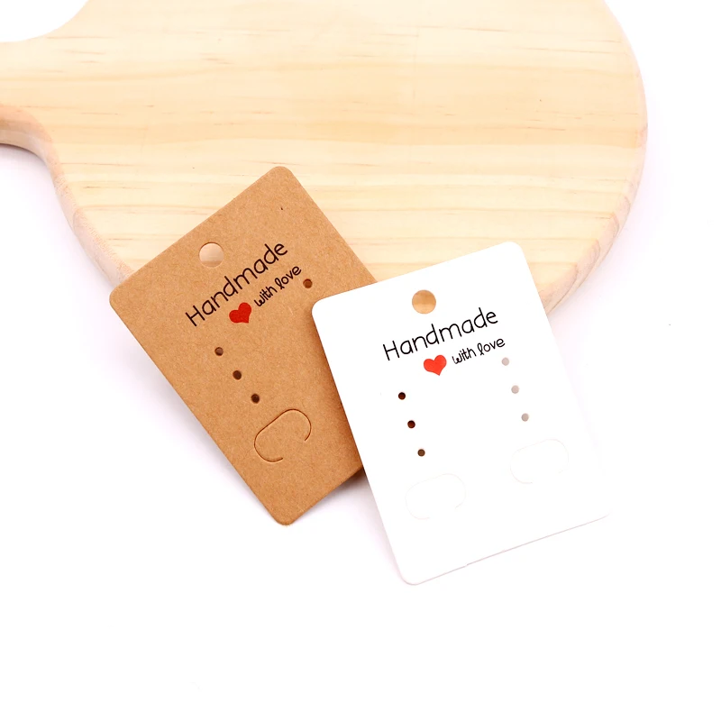 100pcs/lot Kraft Paper Earring Display Card Black White Brown Jewelry Holder Earring Studs Drop Packing Gift Cards Hanging Label
100pcs/lot Kraft Paper Earring Display Card Black White Brown Jewelry Holder Earring Studs Drop Packing Gift Cards Hanging Label
