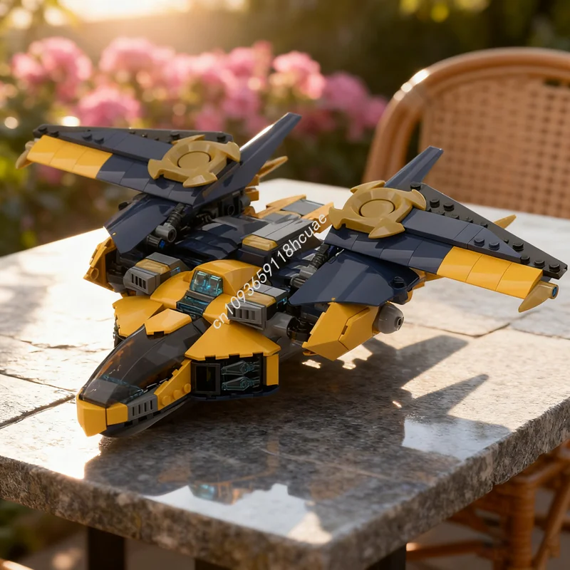 536 шт. MOC Arin S Jet Mech Ninjia Модель Строительные блоки Игрушки Строительство DIY Творческий рождественский подарок Идея Кирпич Дети День рождения
536 шт. MOC Arin S Jet Mech Ninjia Модель Строительные блоки Игрушки Строительство DIY Творческий рождественский подарок Идея Кирпич Дети День рождения