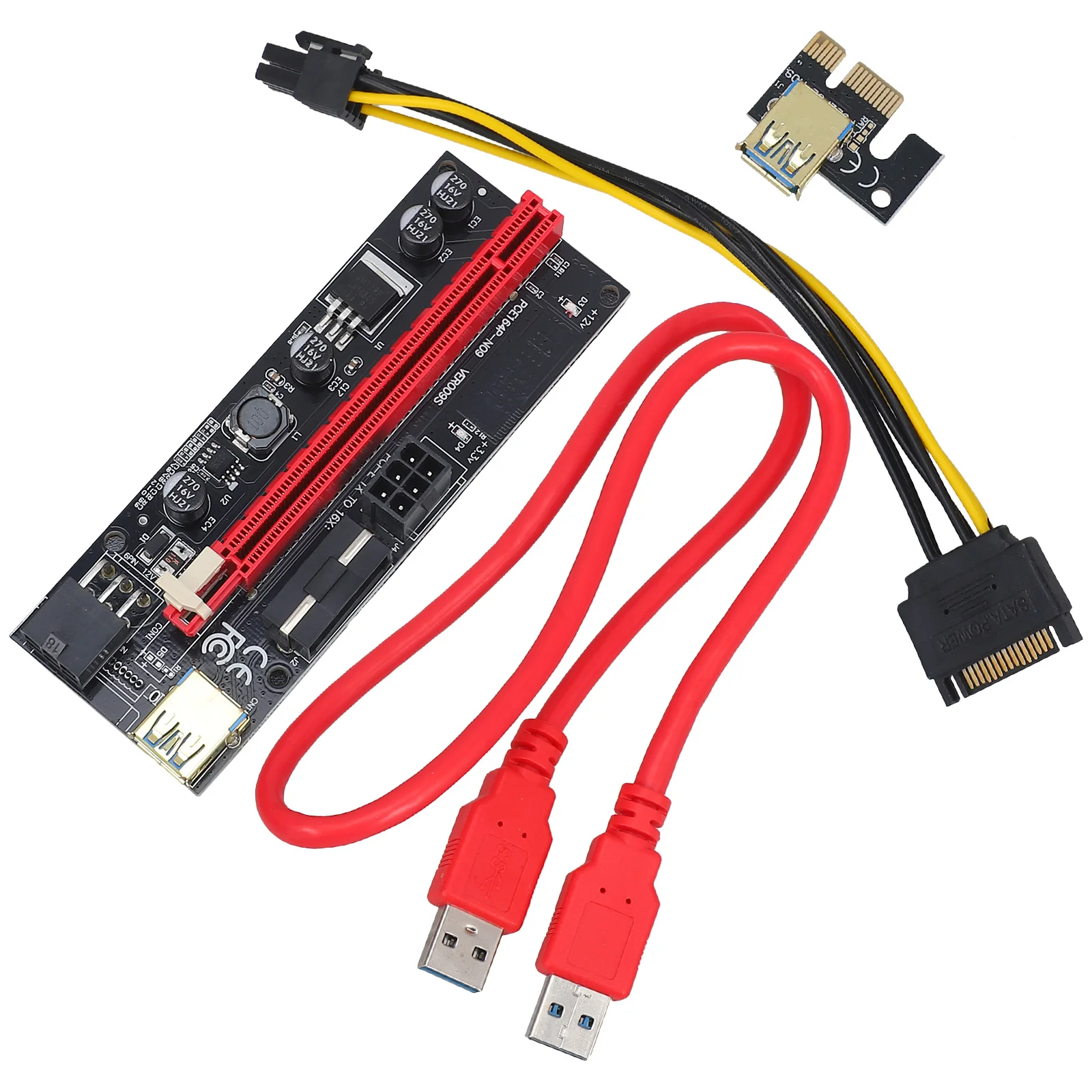 1Set Pcie External Graphics Card Extension Cable for Laptop External GPU Mining Computer Parts Gaming Multimedia Display