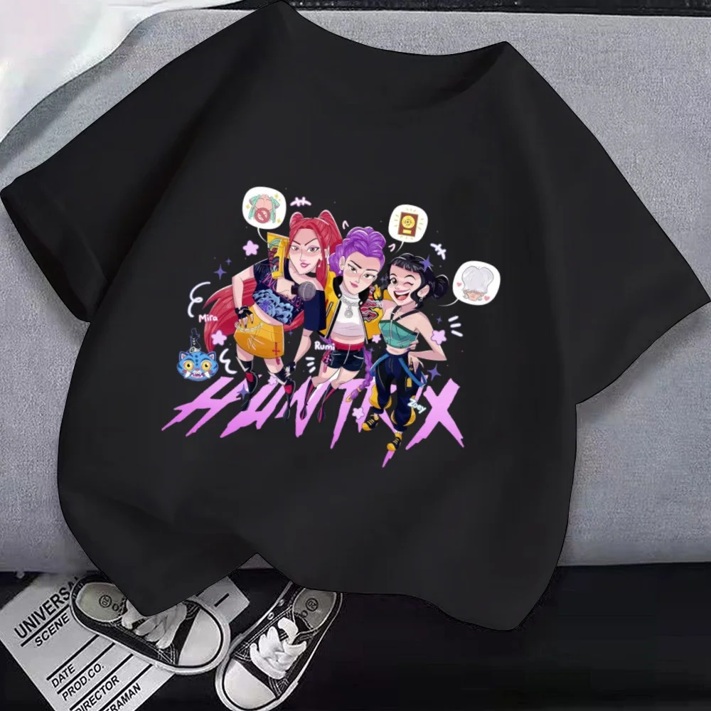 New Korean Anime Demon Hunter Cartoon Print T-shirt Summer Harajuku Style Casual Short-sleeved Y2K Children Round Neck Top
New Korean Anime Demon Hunter Cartoon Print T-shirt Summer Harajuku Style Casual Short-sleeved Y2K Children Round Neck Top
