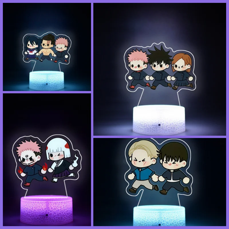 Acrylic Anime Cartoons Night Light for Jujutsu Kaisen Desktop Standee Atmosphere Creativity Figure Decoration Birthday Gift
Acrylic Anime Cartoons Night Light for Jujutsu Kaisen Desktop Standee Atmosphere Creativity Figure Decoration Birthday Gift