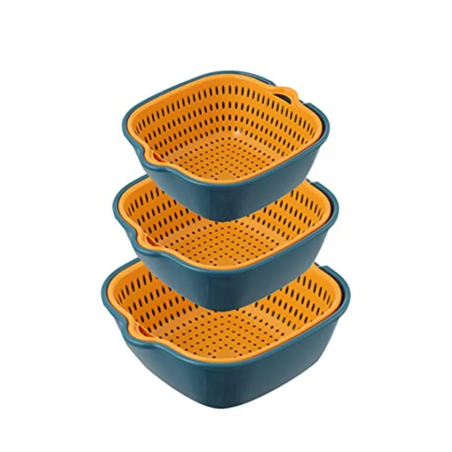 Vegetable Washing Baskets in The Kitchen Fruit Baskets Multi-layer Stackable Vegetable Sinks, Strainer and Washing Fruits and V
Vegetable Washing Baskets in The Kitchen Fruit Baskets Multi-layer Stackable Vegetable Sinks, Strainer and Washing Fruits and V