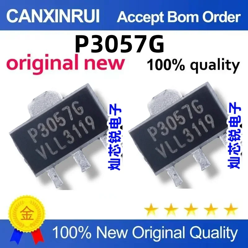 (5-100 pieces) Brand new original P3057G 3-pin SOT89 package
(5-100 pieces) Brand new original P3057G 3-pin SOT89 package