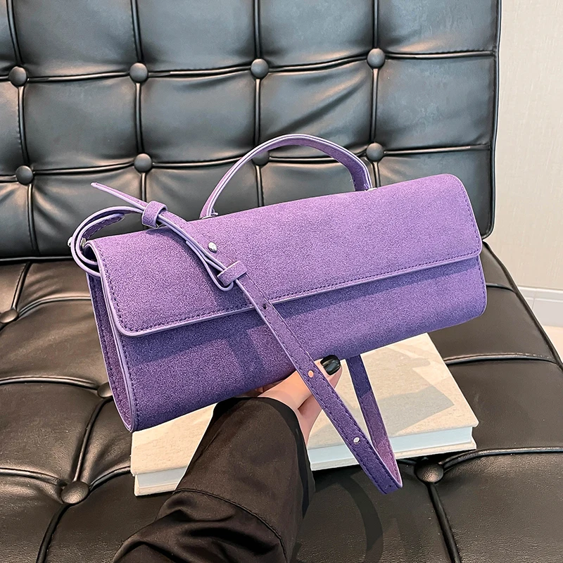 Small Satchel Women Shoulder Bag Vintage Suede Leather Messenger Bag For Women Luxury Purple Handbags Day Clutch Classic Bag
Small Satchel Women Shoulder Bag Vintage Suede Leather Messenger Bag For Women Luxury Purple Handbags Day Clutch Classic Bag