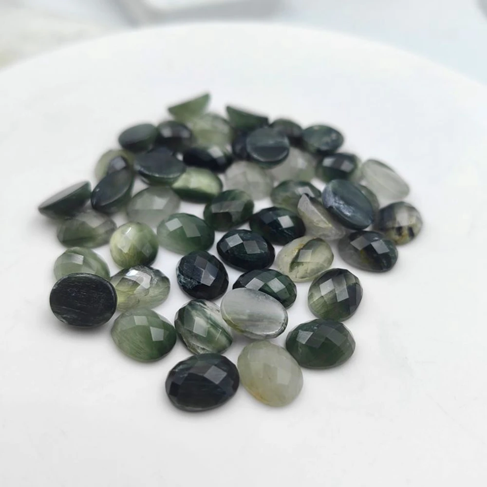 50pcs/Lot 8x10x4mm Loose Jewelry Fitting stone Oval Faceted Stone Eagle's eye stone For DIY Ring
50pcs/Lot 8x10x4mm Loose Jewelry Fitting stone Oval Faceted Stone Eagle's eye stone For DIY Ring