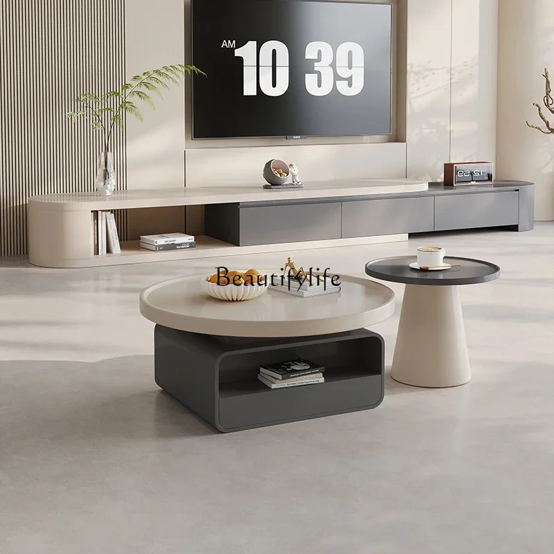 01Light luxury simple new coffee table
01Light luxury simple new coffee table