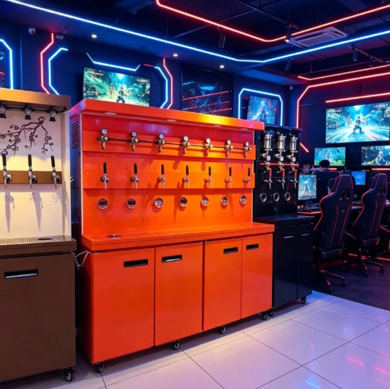 Premium Draft Beer Machine,Integrated Cooling System, Pressure Control, Kegerator for Home Bars, Restaurants and Beer Lovers
Premium Draft Beer Machine,Integrated Cooling System, Pressure Control, Kegerator for Home Bars, Restaurants and Beer Lovers