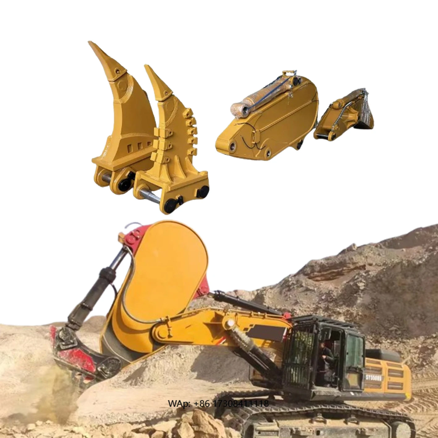 Excavator Rock Boom & Arm with Rock Ripper Strong Boom Digging&Breaking&Moving Clay Rock for 35-39 Ton Excavator
Excavator Rock Boom & Arm with Rock Ripper Strong Boom Digging&Breaking&Moving Clay Rock for 35-39 Ton Excavator