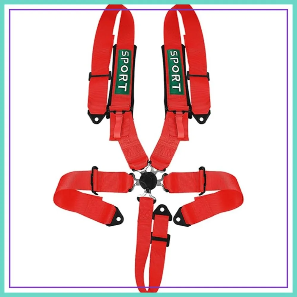 5-Point Racing Harness Set SFI with Ultra Comfort Heavy Duty Shoulder Pads
5-Point Racing Harness Set SFI with Ultra Comfort Heavy Duty Shoulder Pads