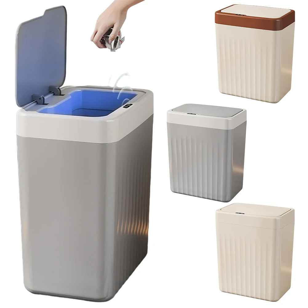 Motion Sensor Trash Can Large Capacity Automatic Garbage Bin Waterproof Toilet Wastebasket USB Rechargeable for Kitchen Bathroom
Motion Sensor Trash Can Large Capacity Automatic Garbage Bin Waterproof Toilet Wastebasket USB Rechargeable for Kitchen Bathroom