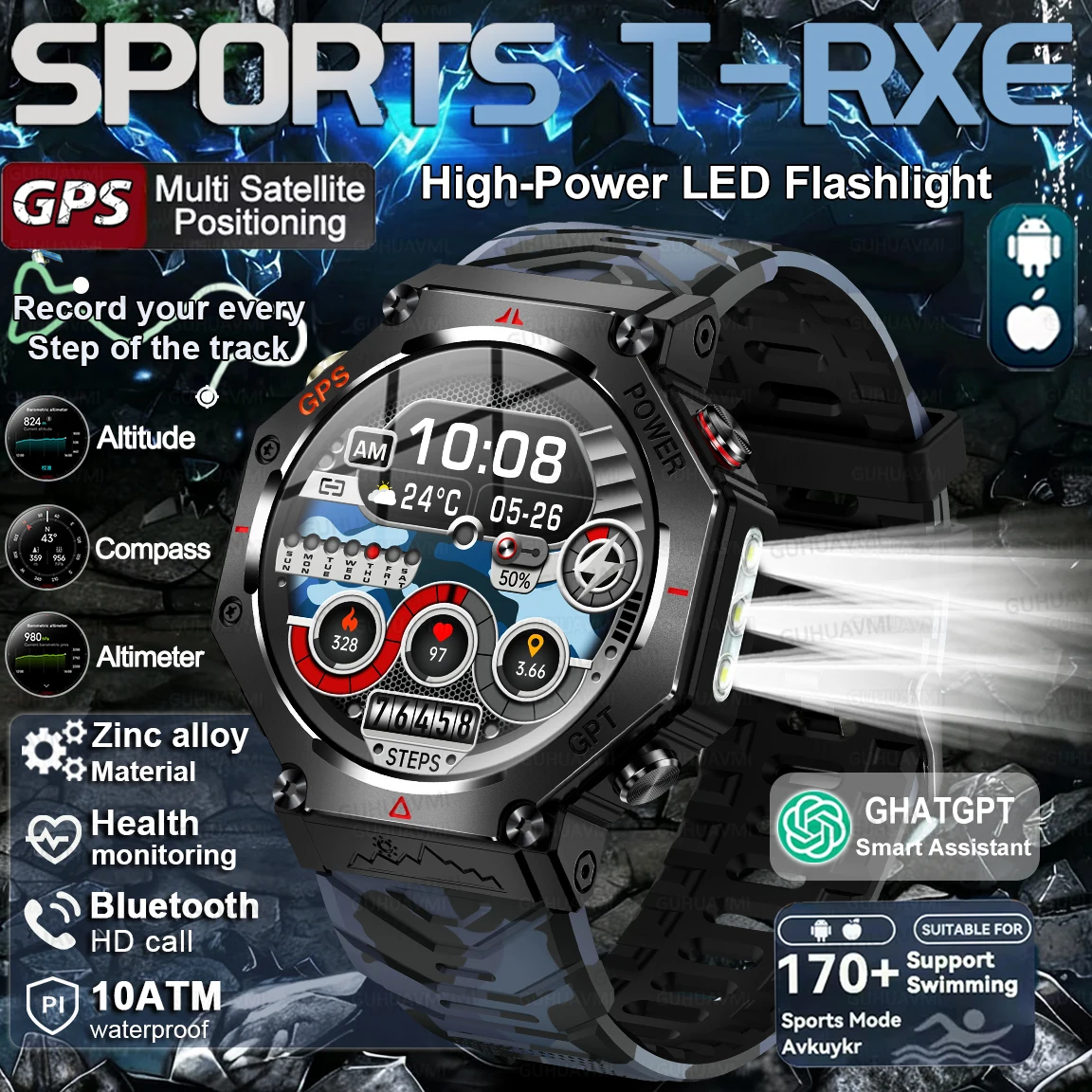 2025 НОВЫЕ GPS уличные военные спортивные часы в оригинальной упаковке T-Rex 3, компас, альтиметр, барометрические, 10 АТМ, водонепроницаемые, HD-часы для вызова
2025 НОВЫЕ GPS уличные военные спортивные часы в оригинальной упаковке T-Rex 3, компас, альтиметр, барометрические, 10 АТМ, водонепроницаемые, HD-часы для вызова