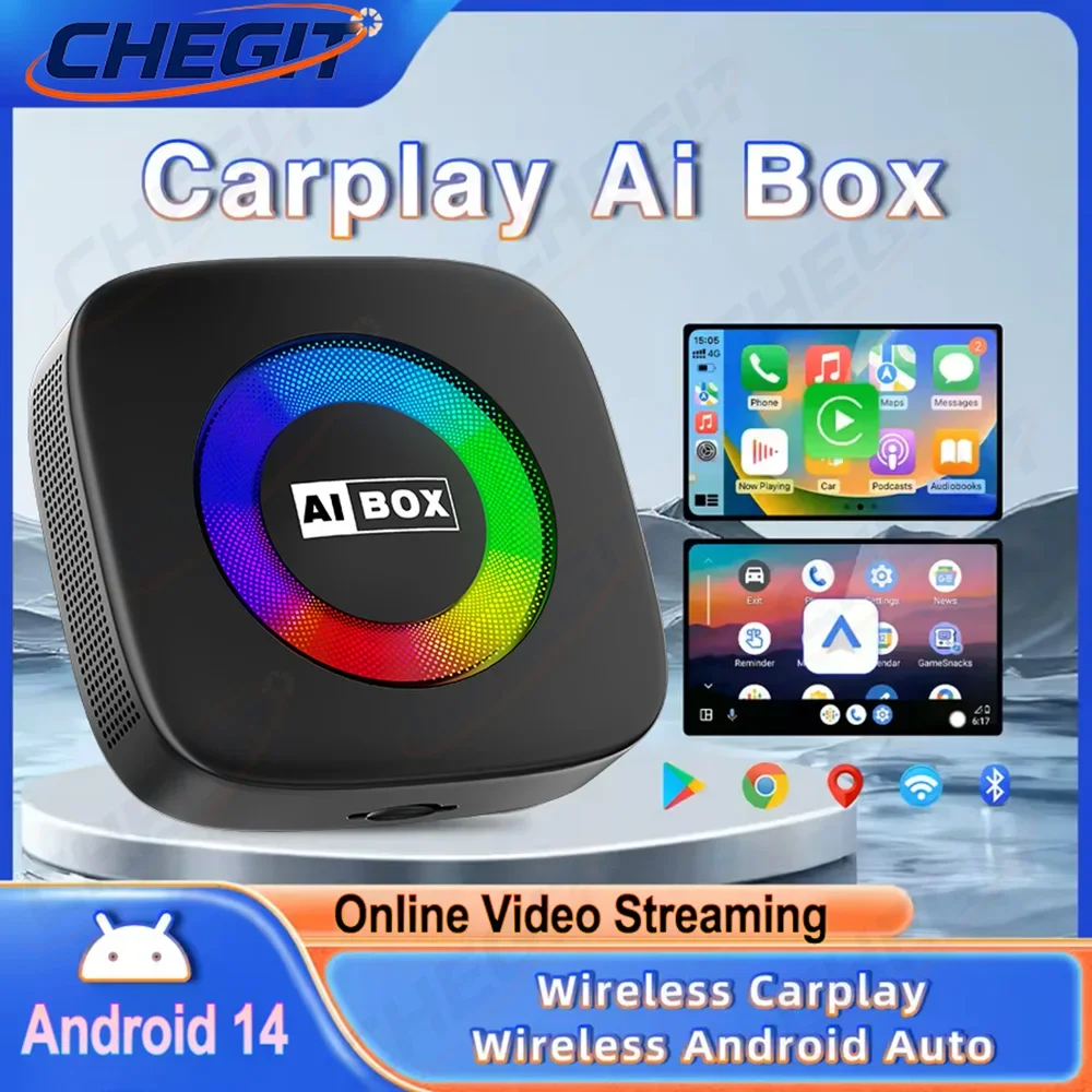2026New Wireless CarPlay/Android Auto Adapter Smart AI Box TV BOX For Netflix & YouTube,Wireless Adapter for iPhone & Android
2026New Wireless CarPlay/Android Auto Adapter Smart AI Box TV BOX For Netflix & YouTube,Wireless Adapter for iPhone & Android